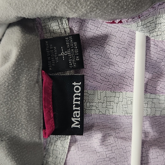 Marmot Rain Jacket Wind Breaker Size L - Picture 4 of 8